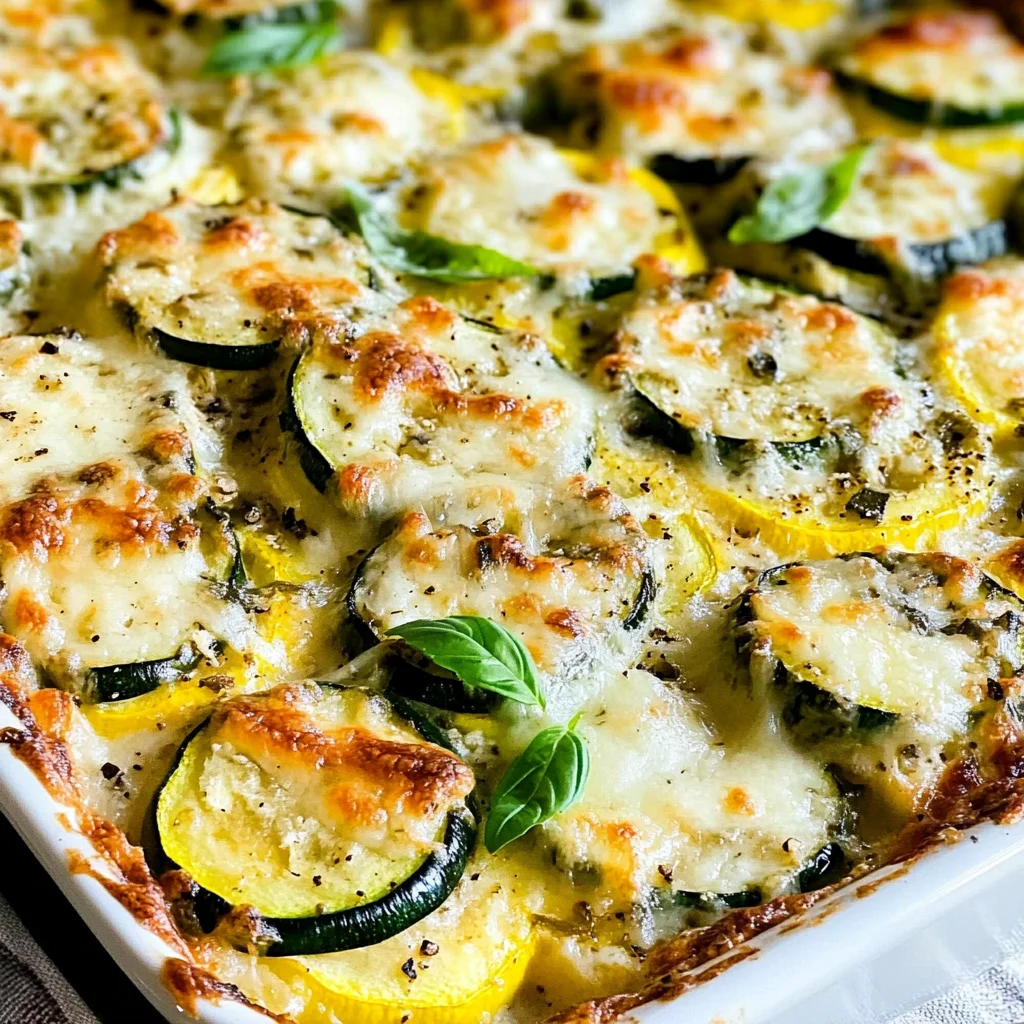 Easy Cheesy Zucchini Bake