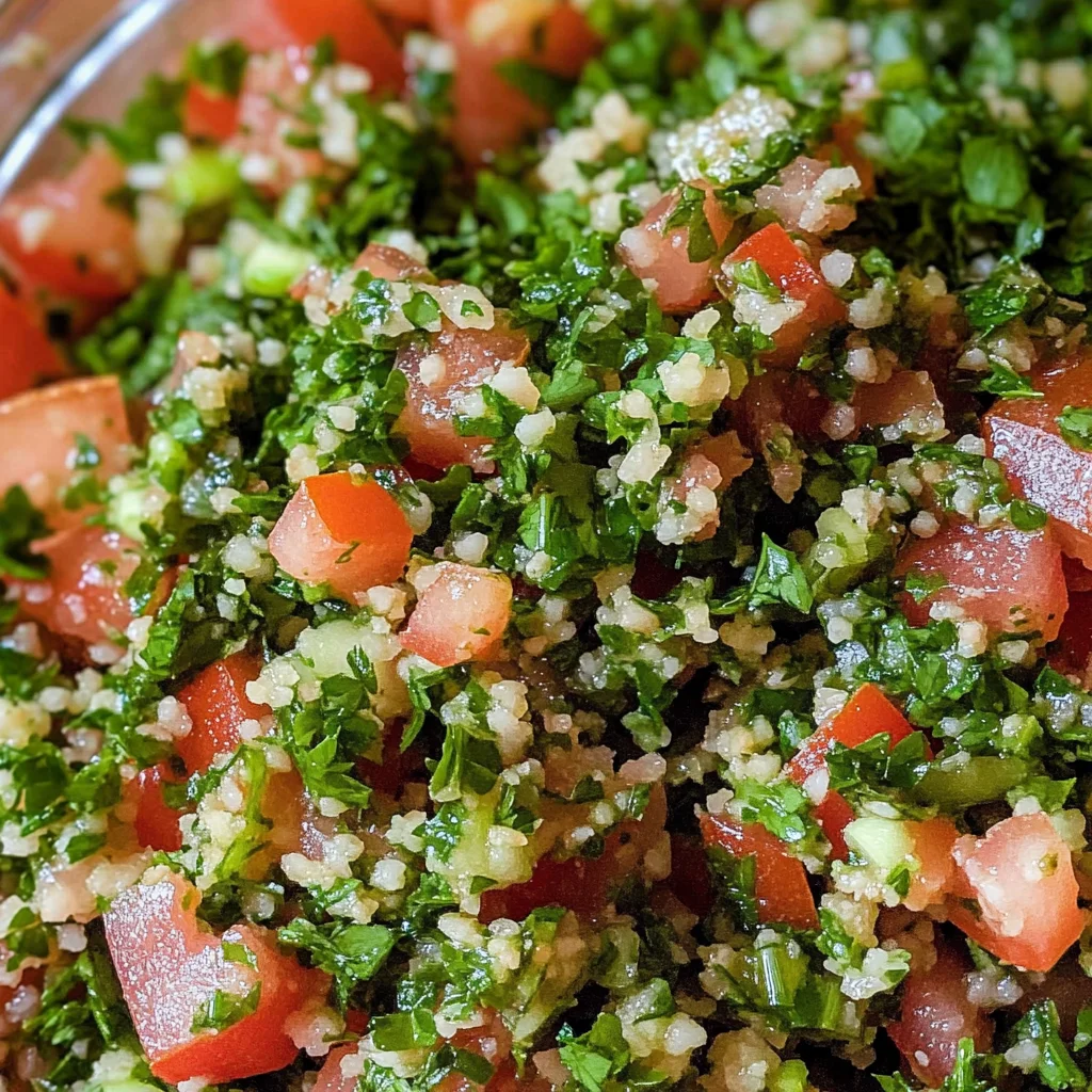Easy Homemade Tabbouleh (tabouli)