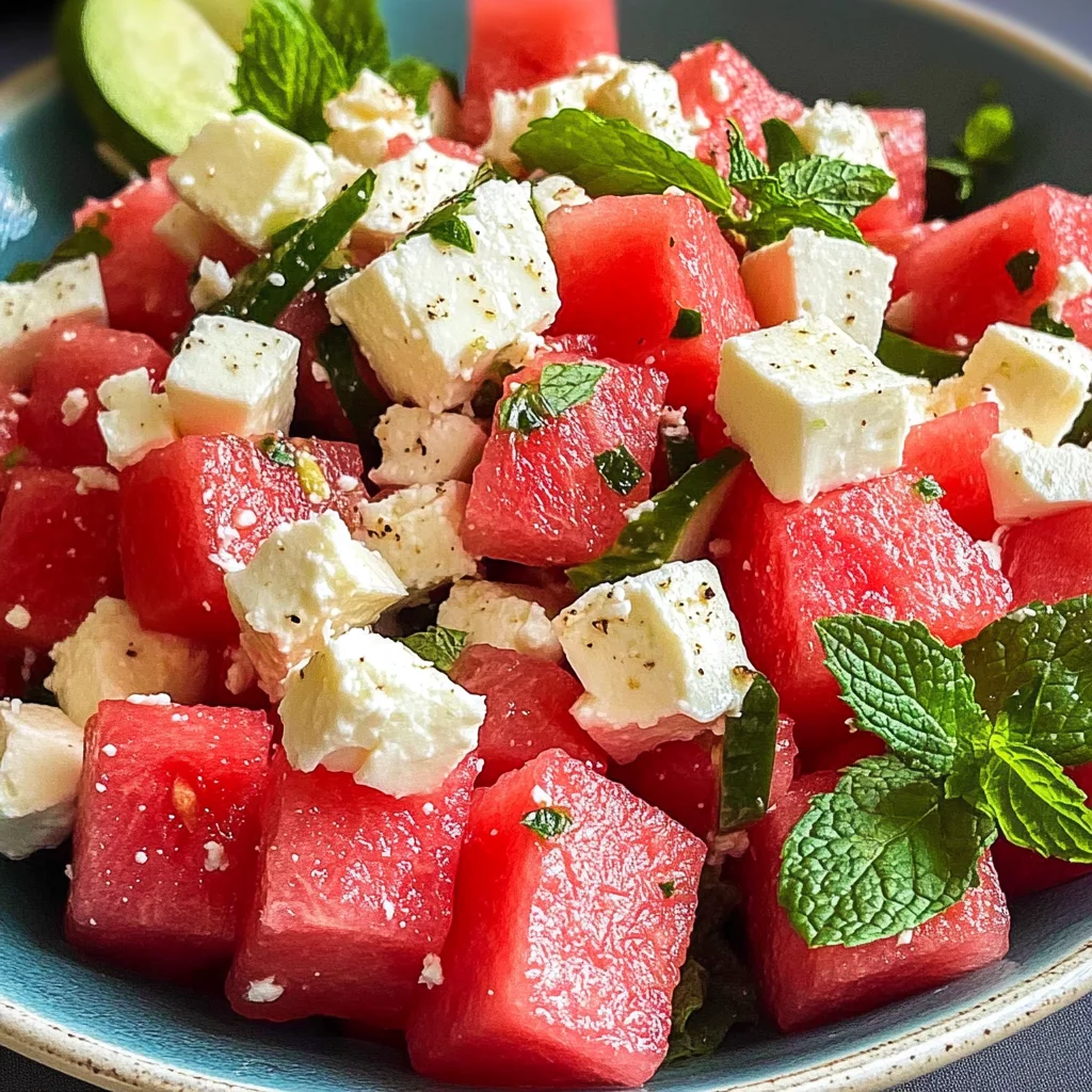 Greek Watermelon Salad