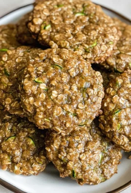 Healthy Zucchini Oatmeal Cookies