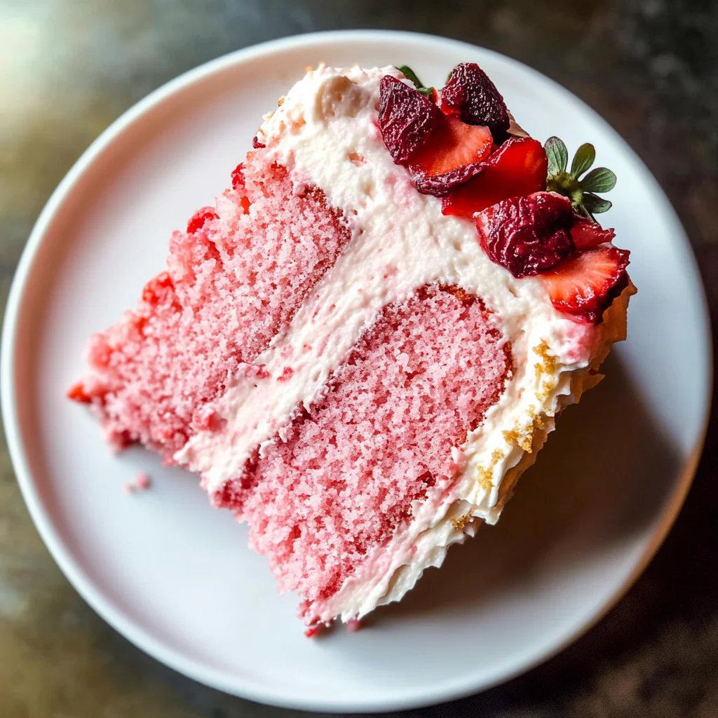 Homemade Strawberry Cake