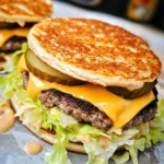 Keto Big Mac Smash Burgers