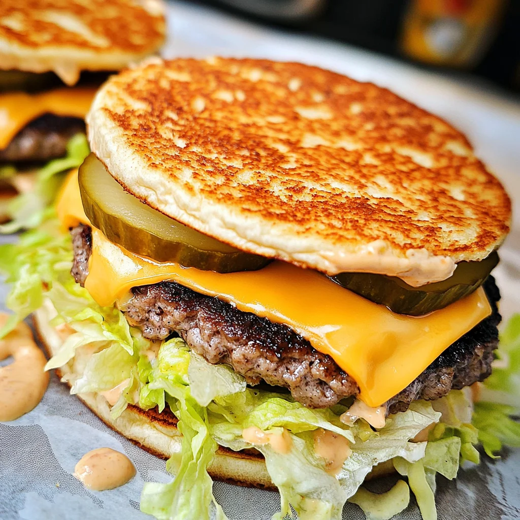 Keto Big Mac Smash Burgers