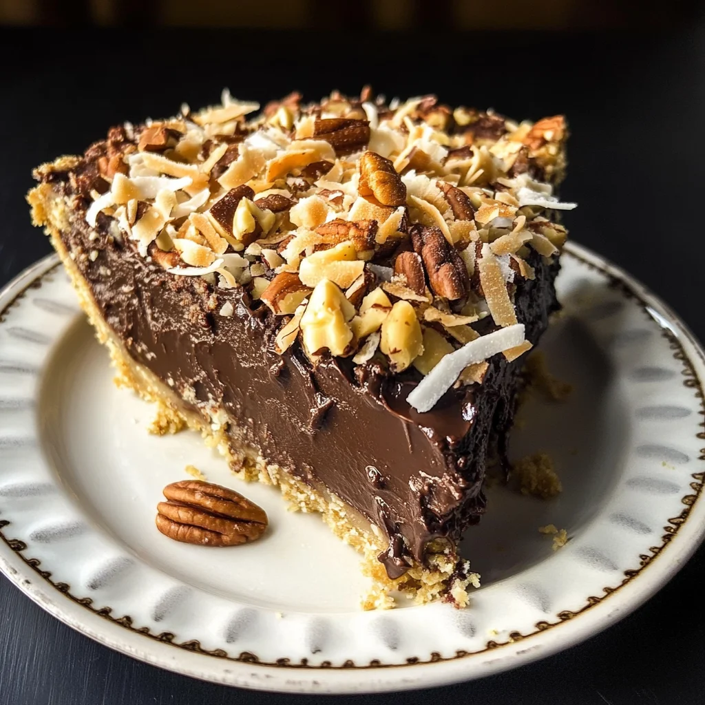 No-Bake German Chocolate Pie