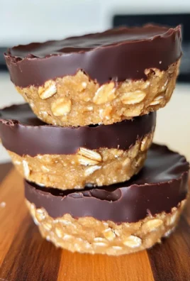 No Bake Peanut Butter Oat Cups