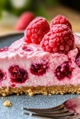 No Bake Raspberry Cheesecake