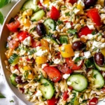 Orzo Pasta Salad Recipe with Feta