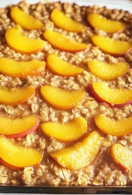 Peach Baked Oatmeal