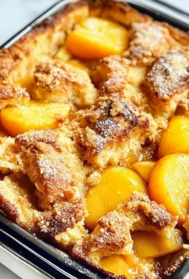 Peach Cobbler French Toast Bake