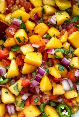 Peach Mango Salsa
