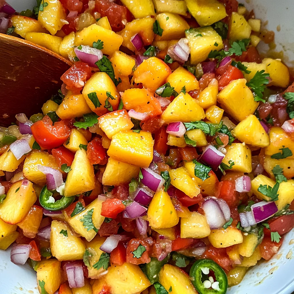 Peach Mango Salsa