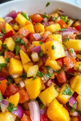 Peach Mango Salsa