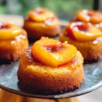 Peach Upside Down Mini Cakes