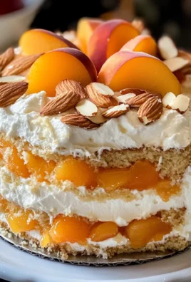 Peaches and Cream Layer Cake