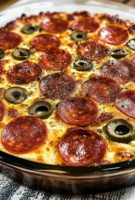 Pepperoni Pizza Keto Crustless Quiche
