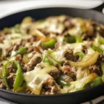 Philly Cheese Beef Skillet