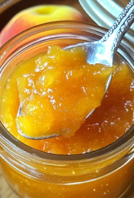 Small Batch Vanilla Peach Jam