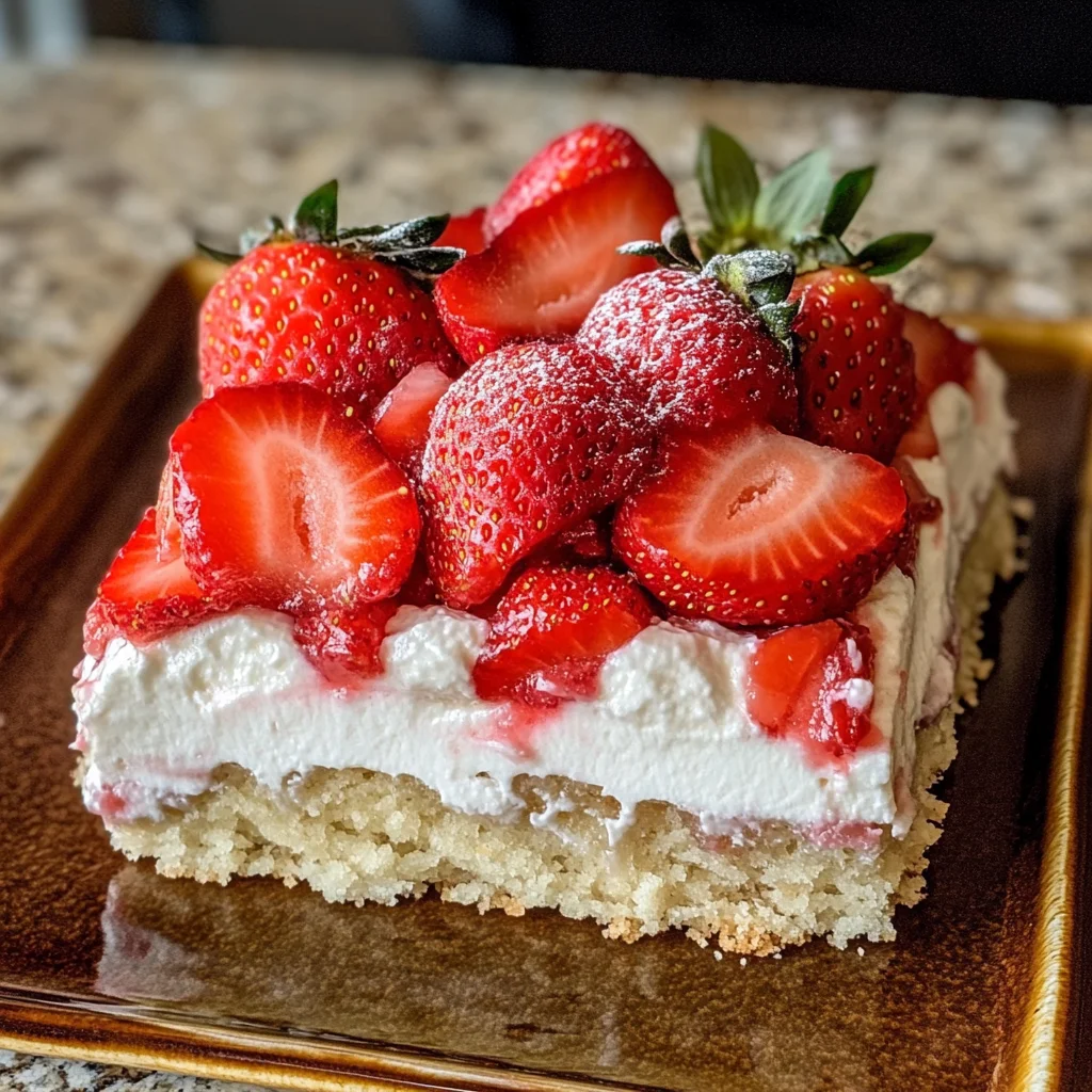 Strawberry Shortcake Bars