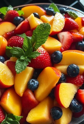 Summer Peach Fruit Salad