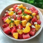 The Peach Watermelon Salad That Tastes Like Summer