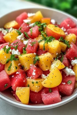 The Peach Watermelon Salad That Tastes Like Summer
