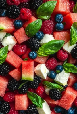Watermelon Blueberry Salad