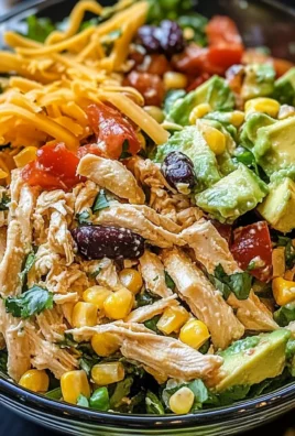 Zesty Southwest Chicken Salad Recipe is a must-try!