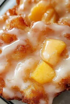 Fresh Peach Fritters That Melt in Your Mouth