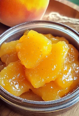 Small Batch Vanilla Peach Jam