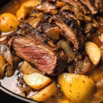 Apple Cider Braised beef Shoulder