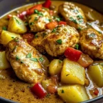 Caribbean Delight: Creamy Chicken with Potatoes and Coconut
