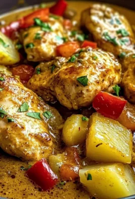 Caribbean Delight: Creamy Chicken with Potatoes and Coconut