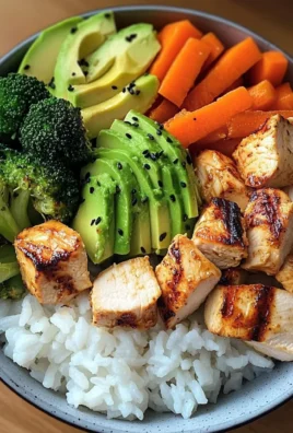 Chicken, Rice & Veggie Bowl with Avocado