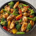 Chicken Veggie Rice Stir-Fry