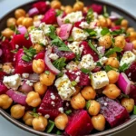 Chickpea, Beet and Feta Salad