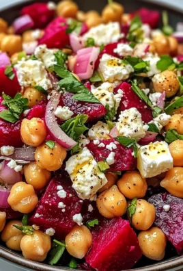 Chickpea, Beet and Feta Salad
