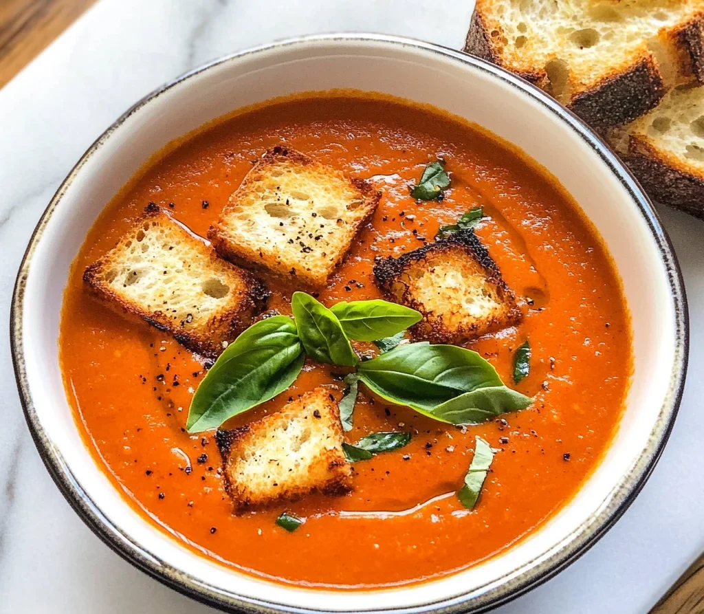 Copycat Panera Tomato Soup Recipe