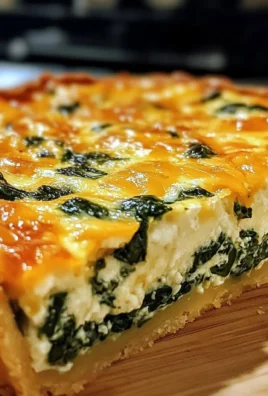 Cottage Cheese and Spinach Crustless Quiche