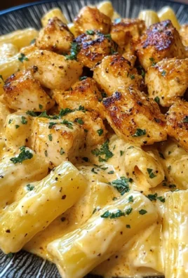 Creamy Cajun Chicken Rigatoni with Garlic Butter Sauce