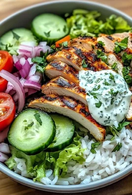 Grilled Chicken & Rice Veggie Bowl with Herb Yogurt