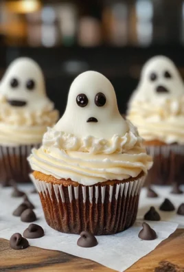 Halloween Cupcakes: Ghost Cupcakes