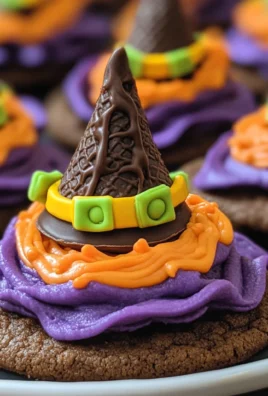 Halloween Witch Hat Cookies