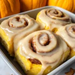 Homemade Pumpkin Chai Cinnamon Rolls