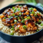 Honey BBQ Chicken Rice – The Best 1-Pan Family Dinner