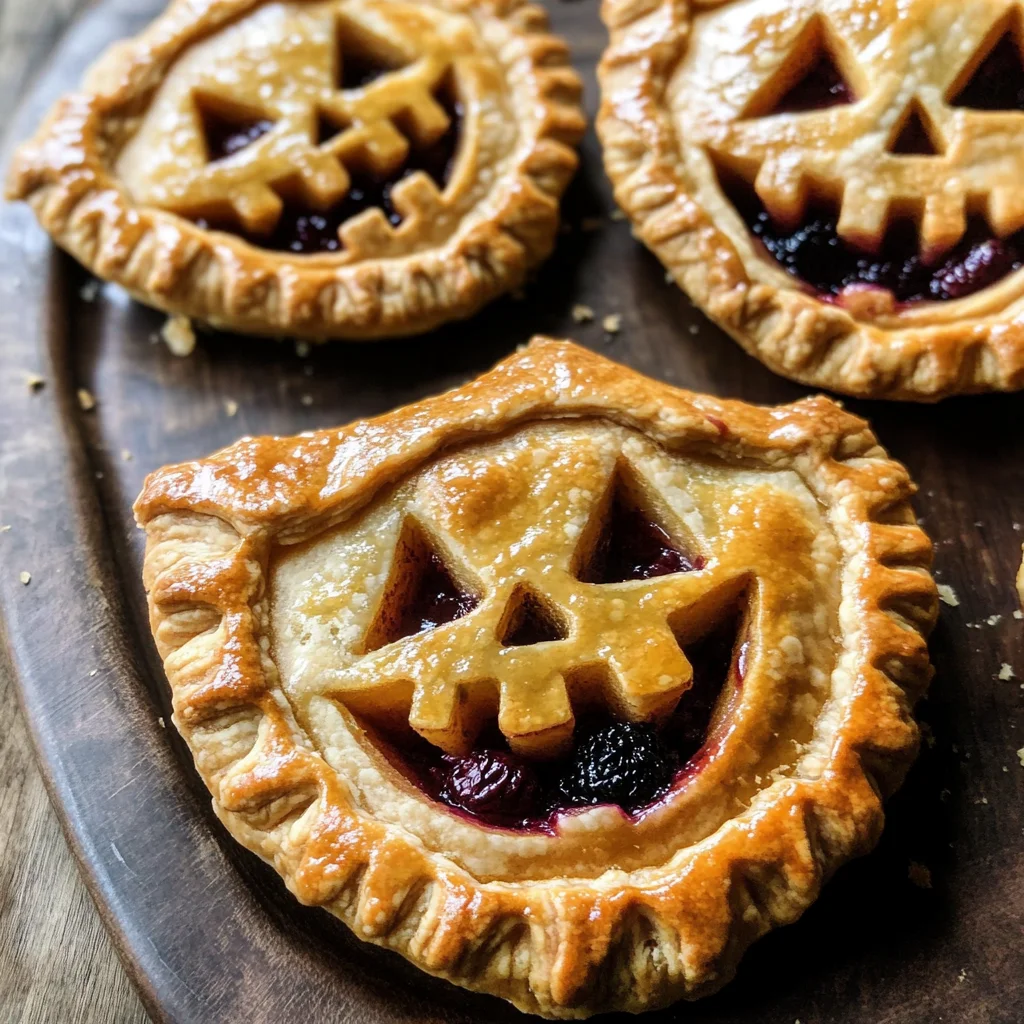 Jack-O-Lantern Hand Pies