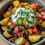 Loaded Potato Taco Bowl