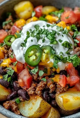 Loaded Potato Taco Bowl