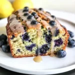Moist Blueberry Zucchini Bread with a Lemon Glaze - Alrightwithme