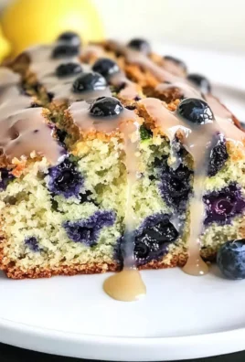 Moist Blueberry Zucchini Bread with a Lemon Glaze - Alrightwithme