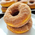 Pumpkin Cinnamon Sugar Donuts